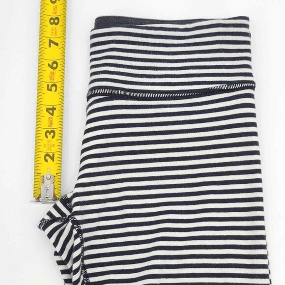 Lululemon 8 Wunder Under Crop High Rise Full On Luxtreme 21 Legging Stripe Black - Picture 9 of 10